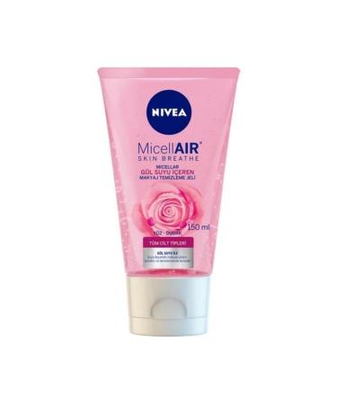 NIVEA Rose Water Dual Phase Make-up Facial Cleansing Water 2 Pieces X 400 Ml - Buy Online on GoSupps.com