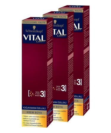 Schwarzkopf Colors Cream Hair Dye 6-99 Violet Red X 3 Pieces