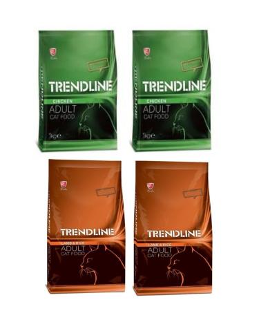 Trendline Chicken-Lamb Cat Food 1000 gr X 4 kg