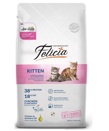 Felicia Low Grain Hypoallergenic Kitten Lamb Cat Food 12 kg