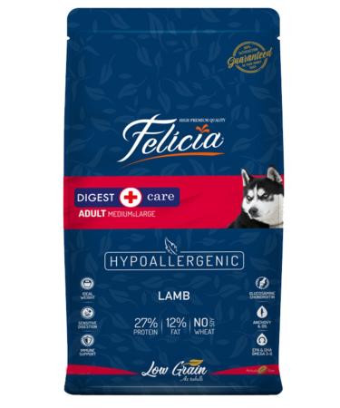 Felicia Low Grain Adult Lamb Medium Large Breed Hypoallergenic Dog Food 3 kg