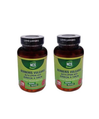 Ncs Berberis Vulgaris Alpha Lipoic Acid Cinnamon Turmeric 2 Boxes 120 Tablets