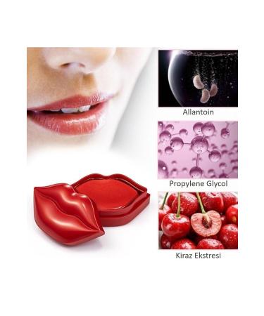 BIOAQUA Cherry Lips Cherry Collagen Lip Care Mask Set 60 Gr - 20 Pieces - Buy Online on GoSupps.com