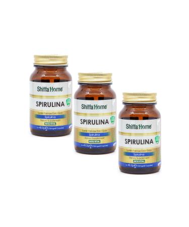 Shiffa Home (AKSUV TAL) Spirulina 720 Mg 60 Capsules X 3 Pieces