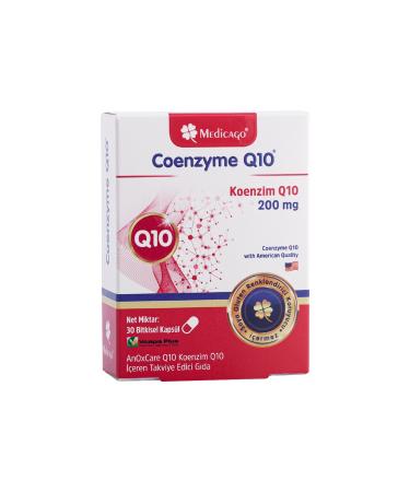 MedicaGo Coenzyme Q10 200 Mg 30 Capsules -anoxcare