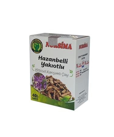Nursima Hazanbelli Mixed Herbal Tea with Fuel 40 Filtering Bags