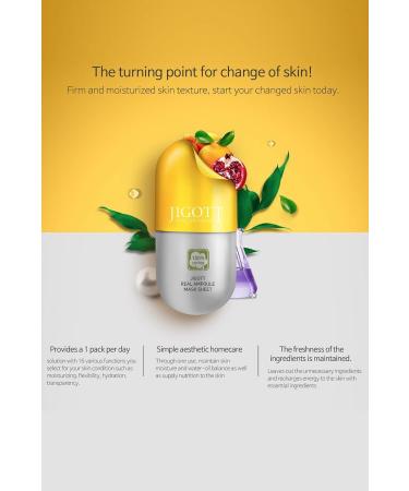 Jigott Lotus Revitalizing Moisturizing and Brightening Real Ampoule Mask - Buy Online on GoSupps.com