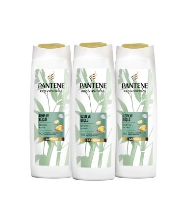 Pantene Long and Strong Shampoo Bamboo and Biotin 400 ml x 3 pcs - Buy Online on GoSupps.com