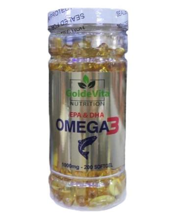 GoldeVita Nutrition Goldevita Omega 3 Fish Oil 200 Soft Softgel
