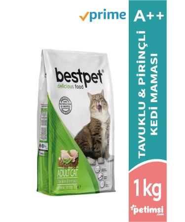 Bestpet Chicken Meat and Rice Adult Cat Food 1 Kg