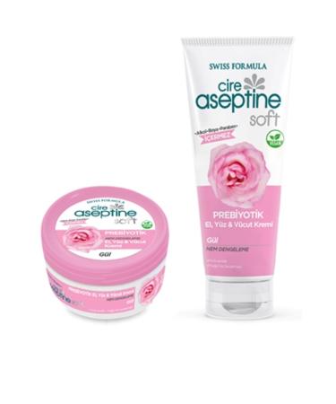 Cire Aseptine Discounted Opportunity Package -3 (Prebiotic Hand and Body Cream Rose) 30 Ml + 75 Ml