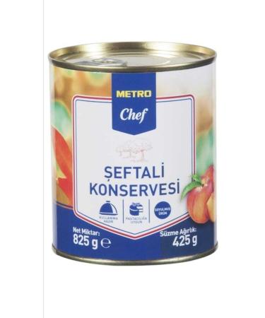 Metro Chef Canned Peaches 825 gr