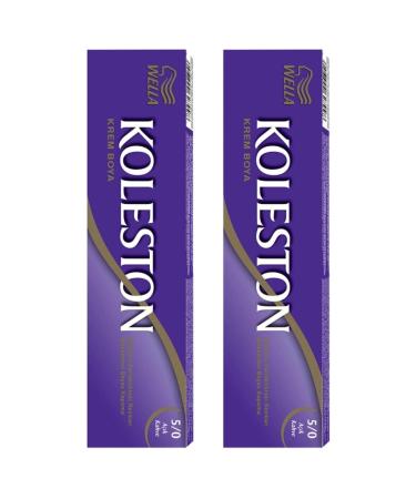 Wella 2-Piece Koleston Tube Light Brown 5/0 Hair Dye