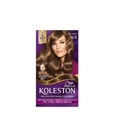 Wella Kit Hair Dye Dark Blonde 6/0