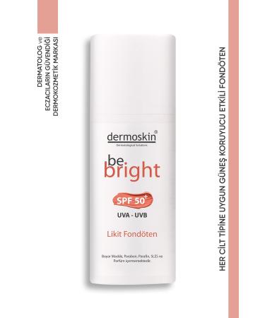 Dermoskin Be Bright SPF50+ Liquid Foundation Medium 33 ml 8697796000844