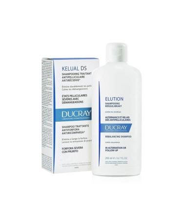 Ducray Kelual Ds Shampoo 100ml + Elution Shampoo 200 ml Double Set