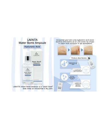 Dragon Laenita Water Bomb Ampoule Hyaluronic Acid 50ml Skin Moisturizing Solution