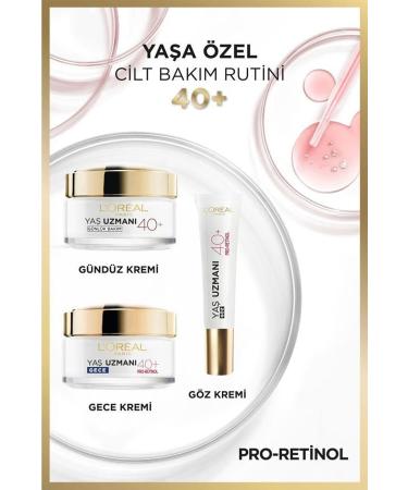 L'Oreal Paris Age Expert 40+ Anti-Wrinkle Firming Night Cream 50ml - Buy Online on GoSupps.com