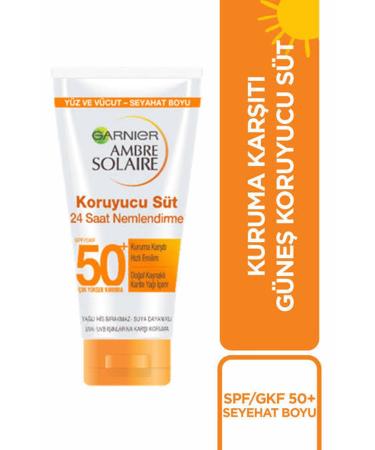 Garnier Ambre Solaire Protective Milk 24 Hour Moisture 50 Very High Protection