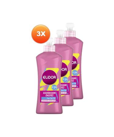 Elidor Anti-Friction 7/24 Styling Care Cream 300 Ml - 3-Pack Advantage Package