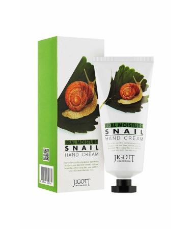 Jigott Repairing and Regenerating Intensely Moisturizing Snail Mucin Hand Cream - Buy Online on GoSupps.com