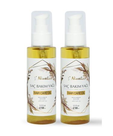 Nivalis 2-Piece Hair Care Oil Repairs Hair Promotes New Hair Growth 100 ml