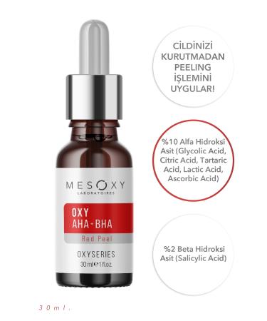 Mesoxy Laboratoires Mesoxy Revitalizing Skin Tone Equalizer and Blackhead Purifier Aha/bha Facial Peeling Serum 30ml. - Buy Online on GoSupps.com