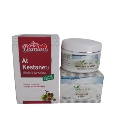 Bee Drops Horse Chestnut Herbal Paste (230 Gr) & Cream (100ml)