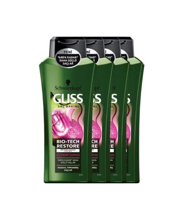 Gliss Bio-Tech Strengthening Shampoo 525 ml x 3