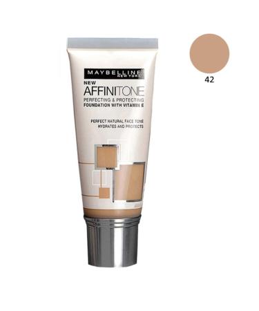 Maybelline New York Moisturizing Foundation - Affinitone Foundation 42 Dark Beige 30 Ml 3600530427512