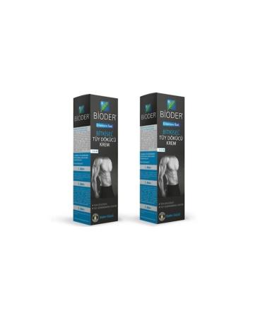Bioder Herbal Hair Removal Cream for Men 100 ml x2 Pieces