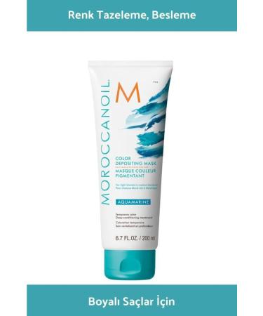 Moroccanoil Color Deposit Mask Aquamarine 200ml- Super Formula