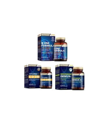 Nutraxin B-one Formula 90 Tablet + Vitamin Max (c d zinc) 60 Tablet + Immun-s 60 Tablet