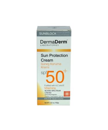 DermaDerm Herbal Sun Protection Cream Spf 50 100 gr