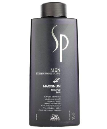 Wella Anti-Loss Hair Strengthening Men's Maxximum Shampoo 1000 ml