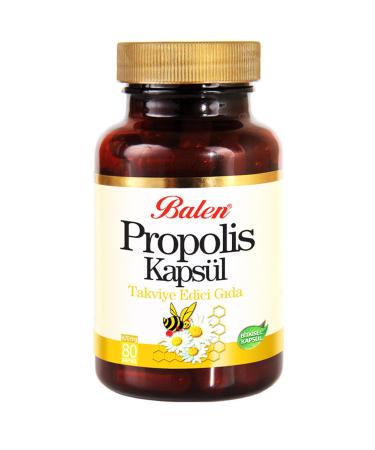 Balen Propolis 670 Mg 80 Capsules 3 Pieces