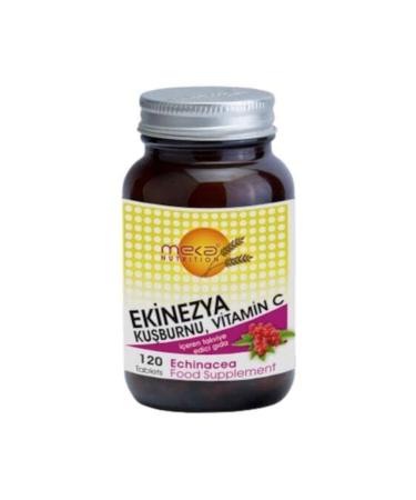 Meka Nutrition Echinacea Echinacea Rosehip Vitamin C 120 Tablets