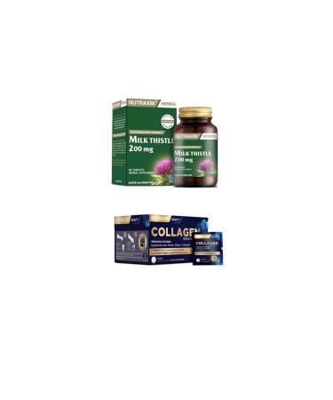 Nutraxin Milk Thistle 60 Tablets + Hydrolyzed Collagen Powder 30 Sachets