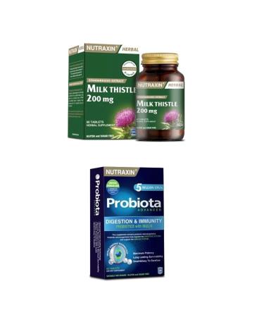 Nutraxin Milk Thistle 60 Tablets + Probiota 60 Tablets