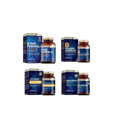 Nutraxin B-one Formula 90 Tablet +vitamin Max(c d zinc)+ B Vitamin Complex +magnesium