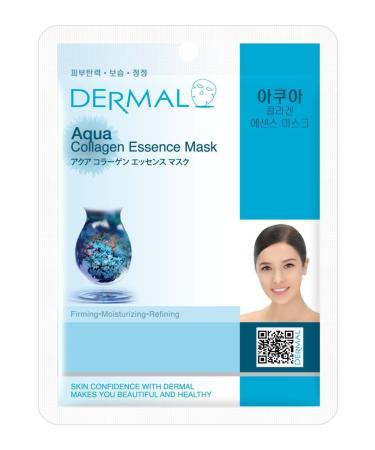 Dermal Firming Moisturizing Purifying Aqua Collagen Mask 23gr - Buy Online on GoSupps.com