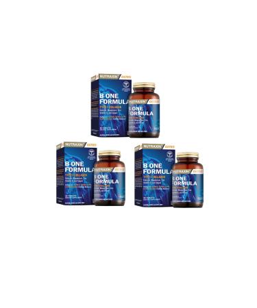 Nutraxin Hydrolyzed Collagen (type 1) Food Supplement B-one Formula 90 Tablets X3 Pieces