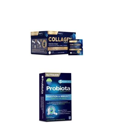 Nutraxin Collagen 30 Sachet 10000 Mg + Probiota 60 Tablets