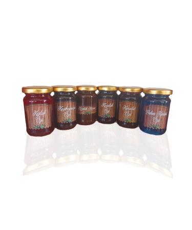 Organikji 6-Piece Mini Introduction Set (PASTE CONE BLACK MULBERRY CRANBERRY BLUEBERRY CAROB EXTRACTS)