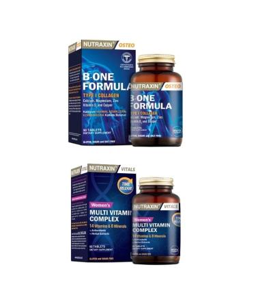 Nutraxin B-one Formula 90 Tablets + Multivitamin and Mineral Complex Women 60 Tablets