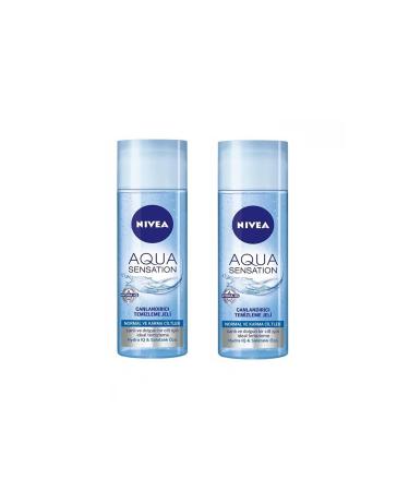 NIVEA Aqua Sensation Refreshing Facial Cleansing Gel 200ml Pack of 2