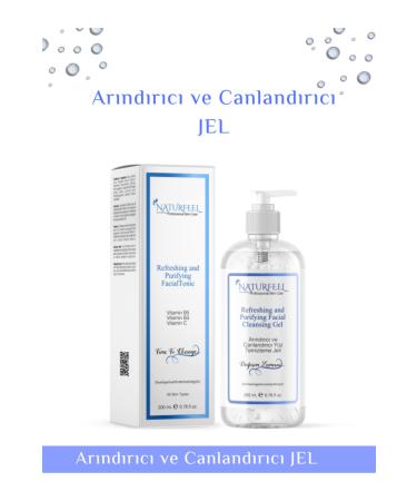 NATURFEEL Purifying and Refreshing Facial Cleansing Gel 200 Ml