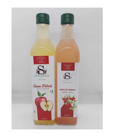 Suheylaana Natural Apple Cider Vinegar 500 Ml - Natural Cranberry Vinegar 500 Ml