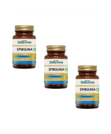 Shiffa Home Spirulina 720 mg 60 Capsules X 3 Pieces