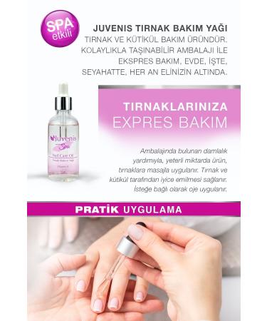 Juvenis Vitamin E Strengthening and Moisturizing Spa Effect Nail Care Oil 50ml - Buy Online on GoSupps.com